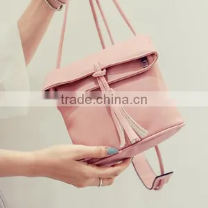 PU Special Design Pure Color Women Shoulder Bags Tote Bags thumbnail-6