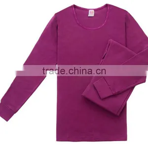 Wholesale Custom Made Sexy Blank Men Women Long Johns Pajamas thumbnail-1