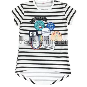 Game of Thrones t Shirt Girl Stripe T-shirt Graphic Tees for Little Girls thumbnail-2
