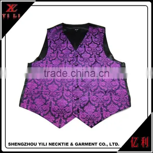 Multi Mens Paisley Waistcoat Woven Microfiber S-3XL Vest thumbnail-4