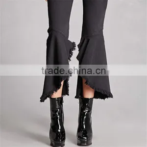 New Style Funky Rehab Flared Ankle Dress Pants for Womens thumbnail-3
