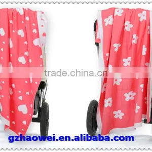 Heart Printed Knit Thin Baby Wool Blanket thumbnail-1