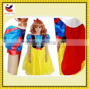 Girls Kids SNOW WHITE Fancy Dress Costume Fairy Princess Outfit Dress Party Dress thumbnail-1