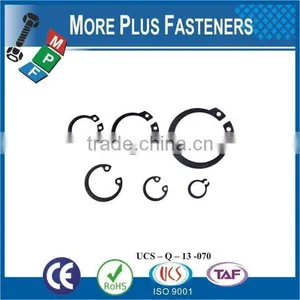 Made in Taiwan Stainless Steel 1-9/16" External Retaining Ring Black Oxide thumbnail-5