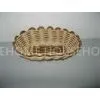 Weaving Oval Plastic Fruit Basket For Storage , Grey Rattan Baskets thumbnail-1