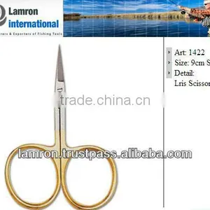 High Quality Half Gold Color Stainless Steel Fishing Iris Scissors thumbnail-1