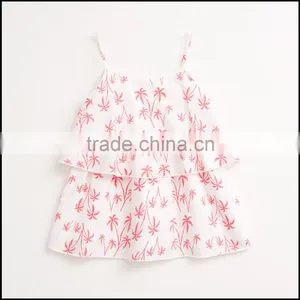 Printing Cotton Braces Skirt Baby Girls Dresses thumbnail-1