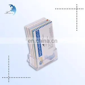 Fashion Table Top Clear Acrylic Tent Card Holder For Office thumbnail-1