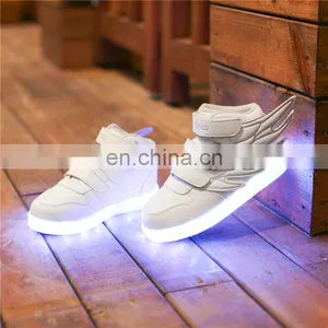 Wholesale Children Kid USB Rechargeable LED Luminous Light Shoes Kids thumbnail-1