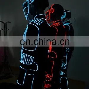 Party Dance Performance Remote Control EL Wire Costume thumbnail-3