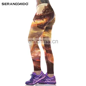 Sexy Sports Tights Fitness Leggins For Women thumbnail-3