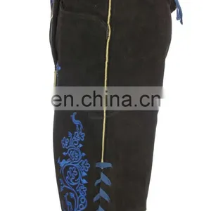 Lederhosen Shorts Suede Leather Lederhosen for Bavarian (Bavarian Party Dress) thumbnail-3