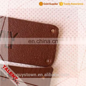 Custom Hot Stamping Brand Logo Decorate Original Leather Patch for Garment thumbnail-6