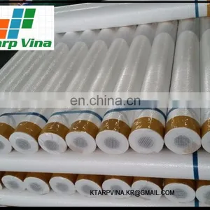 LIGHT DUTY - WHITE COLOR - PE TARPAULIN 42 GSM 09X100M ROLL thumbnail-1