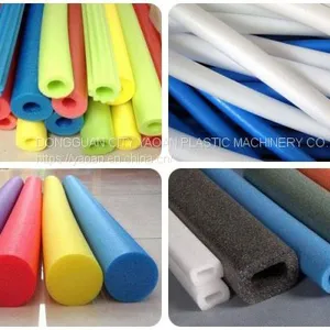 PE Foam Pipe, Tube, Solid Rod, Net Extrusion Production Line, CE Certificated, ISO 9001 thumbnail-2