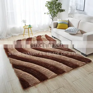 High Quality Fashionable Polyester 3D Shaggy Rug New Design thumbnail-2