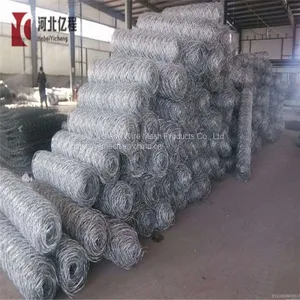 Anping Galvanized PVC Hexagonal Gabion Wire Mesh Stone Cage Gabion Baskets thumbnail-4