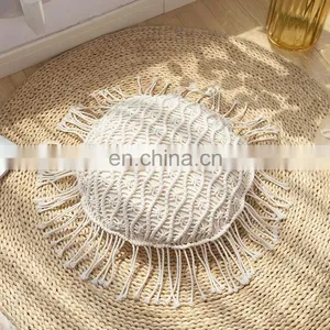 Bohemian Home Decorative Hand Crocheted Pillow Case Handmade Macrame Pillow Cushion Cover thumbnail-3