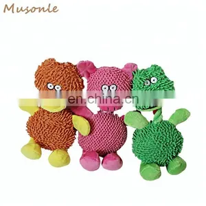 Made in China Green Plush Frog Dog Pet Toy thumbnail-2