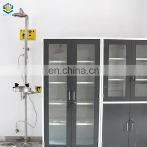 WUY Laboratory Furniture Accessory Safety Shower and Eye Wash Double Outlet Made in China thumbnail-3
