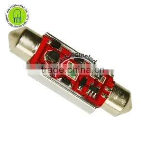 White 36mm 39mm 41mm 1led Cree 5w Heatsink Canbus No Error Festoon With Heat Bar Car Reading Light,license Lamp thumbnail-3