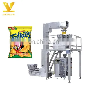 KV Nitrogen Sachet Plantain Potato Chips Weighing Packaging Machine thumbnail-1