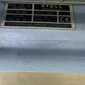 CMS330TC E7.2 ST 468FULLY FAHSION STOLL FLAT KNITTING MACHINE Computerised Made In Germany Original Spare Parts With All Accessories thumbnail-2