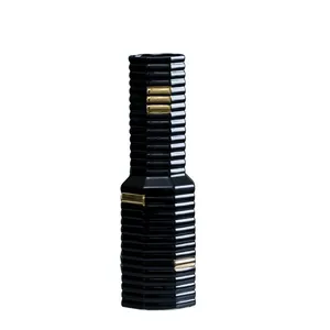 Black Gild Nordic Light Luxury Fashion Hand Made Ceramic Flower Vase For Home Decor thumbnail-5