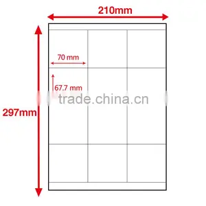 SINMARK 7.0*6.8cm Mirror Surface a4 Waterproof Sticker Paper thumbnail-2