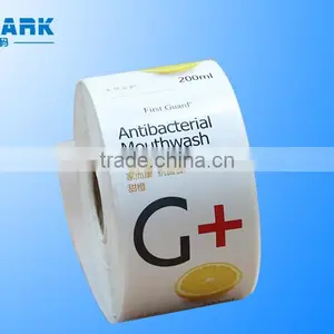 Packaging Adhesive Paper Sticker Printing / Custom Printed Labels Sticker / Water Bottle Label Sticker thumbnail-4