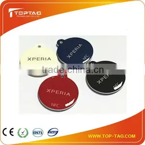 2014 Hot Sale HF LF ISO14443B EM Epoxy Rfid Key Tag thumbnail-1