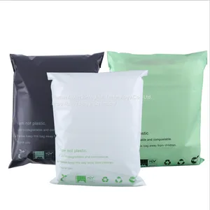 Custom Logo Size Color PLA&PBAT 100% Biodegradable Compostable Poly Mailer Bags Non Plastic Eco Friendly Shipping Carrier Bag thumbnail-2
