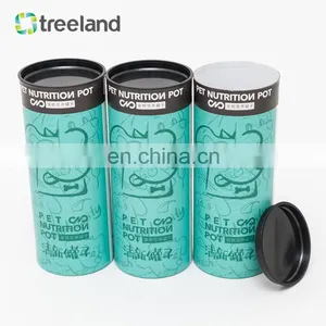 Personalized Cardboard Box Pet Nutrition Paper Canister Round Paper Tube thumbnail-5