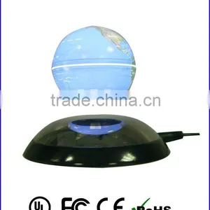 China Supplier Novelies Floating Products Magnetic Levitating Globe Suspending Globe Floating 3" Lighting Globe thumbnail-1