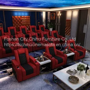 Latest Design Wholesale Price Modern Design Hot Selling Leisure Adjustable Electric Recliner Chair Movie Home Theater Sofa thumbnail-4