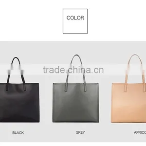 Morden Fashion Genuine Leather Two Sizes Womens Large Capacity Handbag Single-Shoulder Bags for Lady thumbnail-2