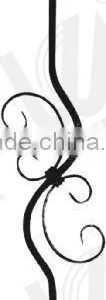 Simple Design Iron Ornaments for Balcony Railing Designs thumbnail-1
