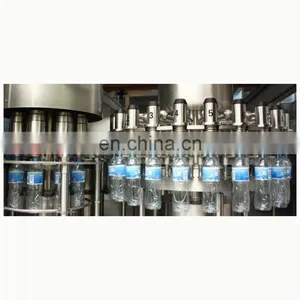 2019 Low Price Automatic Liquid Mineral /Spring /Drinking/ Pure Water Pet Bottle Line Plant Filling /Bottling/Packing Machine thumbnail-5