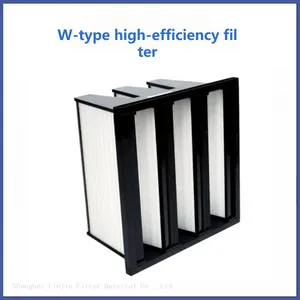 V-shaped Plastic Frame Filter W-shaped High-efficiency Filter Screen thumbnail-3