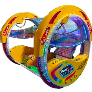 360 Degree Rotation Amusement Playground Parts Happy Rolling Car thumbnail-1