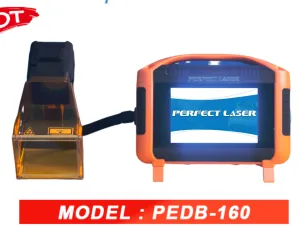 Perfect Laser MIni Handheld 20/30W Battery Charging/Plug-in Mode Fiber Laser Engraver Marking Machine thumbnail-1