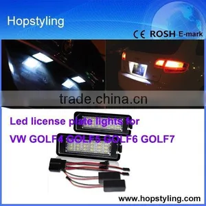 Direct Manufacture Golf 5 Golf 6 Golf 7 Led License Plate Light Led Tail Light License Plate Light for VW Golf4 Passat thumbnail-2