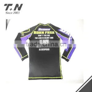Wholesale Custom Sublimation Printed Long Sleeve Gym Compression Tights thumbnail-2