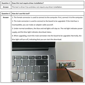 JL Chips Forced Download Tools 4.0 Updater Full Series JieLi Bluetooth Chips Programmer MCU Development IC Burner USB Serial Port Debug Upgrade Dongle thumbnail-3