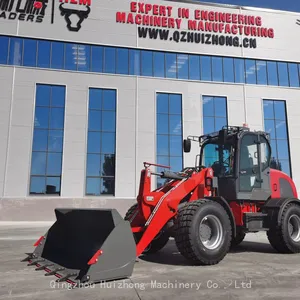 China Brand HZM 825 Mini Wheel Shovel Garden Loader Price Chinese Front End Loader Bucket List thumbnail-4