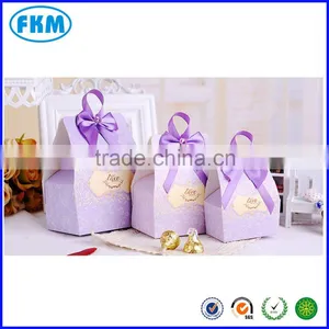 Wedding Favors Gifts Candy Box Chocolate Box W Bow Gifts Bag Supply thumbnail-4