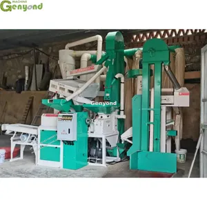 Genyond Quality Choice Professional Factory Rice Husk Milling Machine With Motor Rice Milling and Threshing Machine thumbnail-3