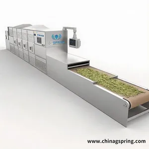 CE Certified Microwave Drying and Sterilization System For Herbs Production Line thumbnail-4