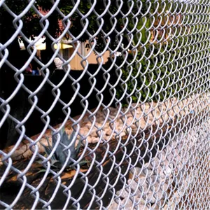 6-foot Galvanized PVC-coated Chain Link Fence Made in the Philippines, Suitable for Stadiums, Soccer Fields, and Sports Field Fencing. thumbnail-5
