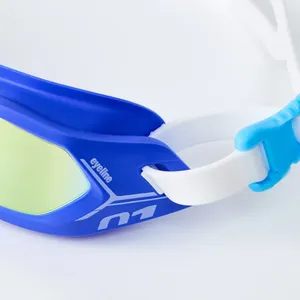 Junior Swim Goggle 3D Gasket Wide Vision Anti-Fog Uv Protected Waterproof Mirror Coating High Definition Lens thumbnail-3